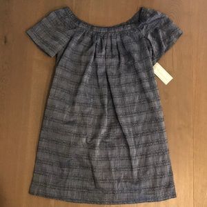 Shoshanna Blue/periwinkle off the shoulder dress.